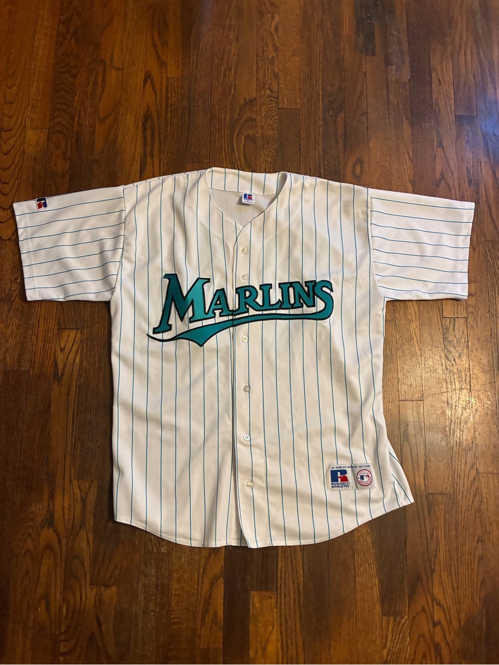 Vintage Russell athletic marlins jersey size XL